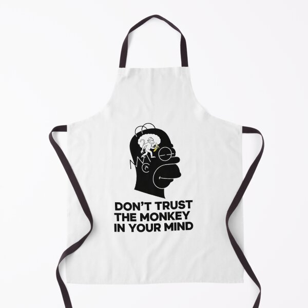 Item preview, Mind Control, monkey, banana, overthinker, Funnyfits70, retro, vintage, meme, funny, humor designed and sold by FunnyFits70.