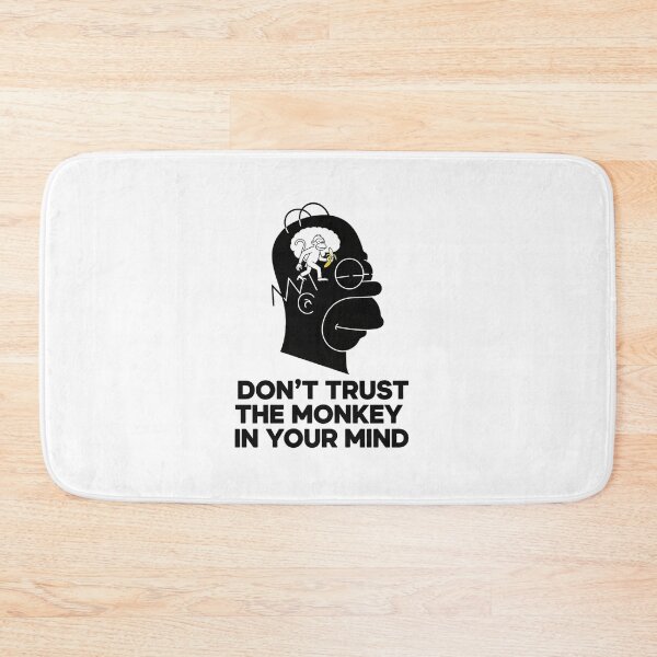 Item preview, Mind Control, monkey, banana, overthinker, Funnyfits70, retro, vintage, meme, funny, humor designed and sold by FunnyFits70.