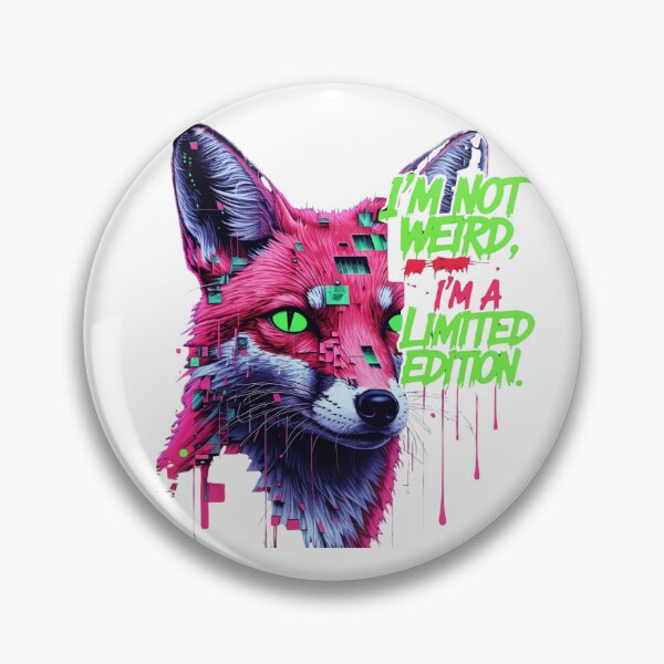 Item preview, Neon Fox T-shirt - a stylized, futuristic fox head designed and sold by WovennDesigns.