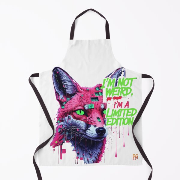 Item preview, Neon Fox T-shirt - a stylized, futuristic fox head designed and sold by WovennDesigns.