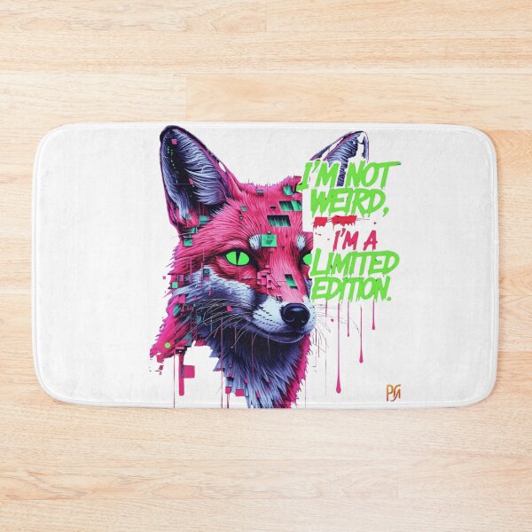 Item preview, Neon Fox T-shirt - a stylized, futuristic fox head designed and sold by WovennDesigns.
