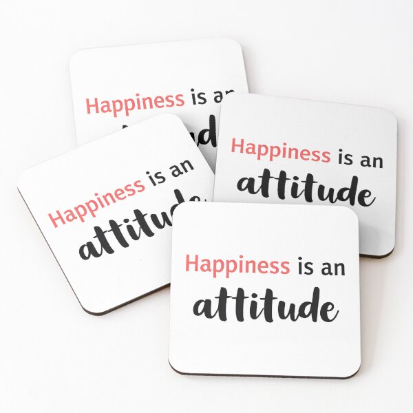 Item preview, Happiness Is An Attitude designed and sold by HELLO TIGER.