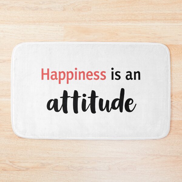Item preview, Happiness Is An Attitude designed and sold by HELLO TIGER.