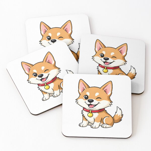 Item preview, Cheeky Winking Shiba Inu Dog designed and sold by Cute-Dogs-Shop.