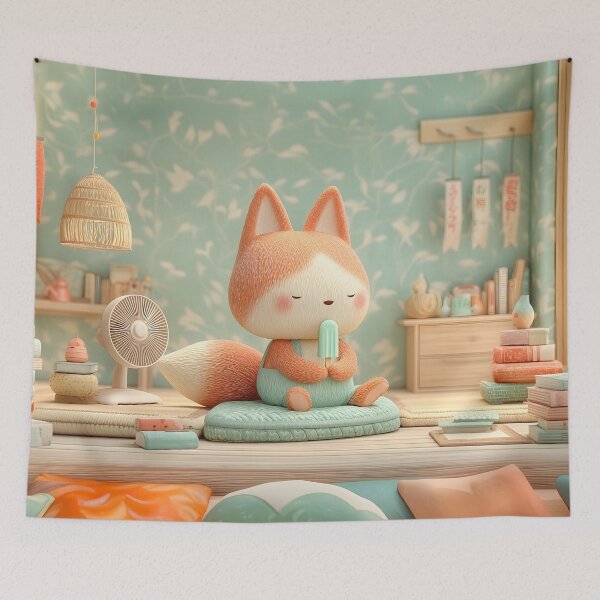 Item preview, Chilly Chomp Chomp - Fox designed and sold by CozyLodgeVillage.