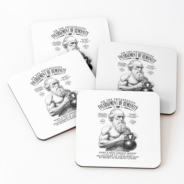 Item preview, Funny Gym Charles Darwin Enlargement Of Humanity Kettlebell designed and sold by GrandeDuc.