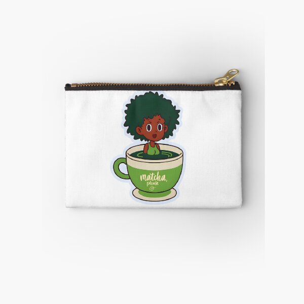Item preview, Matcha Please – Black Girl in Matcha Cup with Green Afro designed and sold by OsasChild.