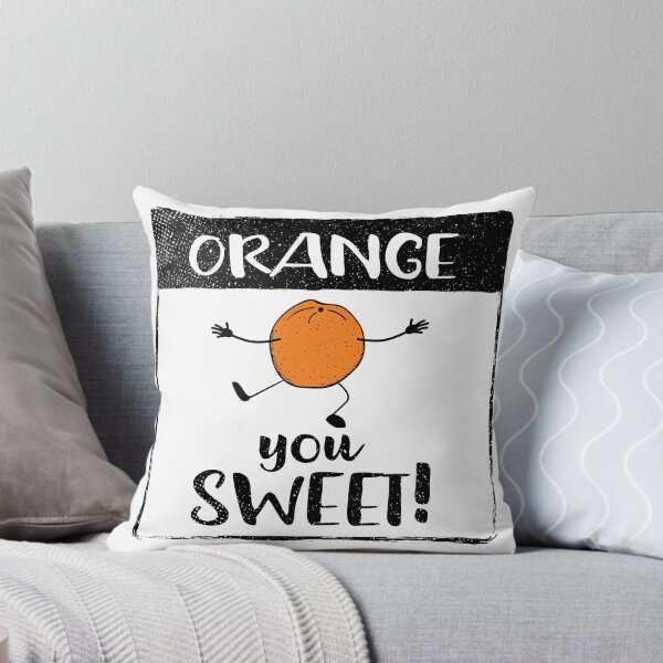 Aperçu de l'œuvre Orange vous Sweet Fun Fruit Pun II créée et vendue par oberdoofus.