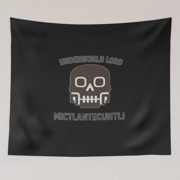 Item preview, Mictlantecuhtli – Underworld Lord (Aztec Skull Icon) designed and sold by Bratak.