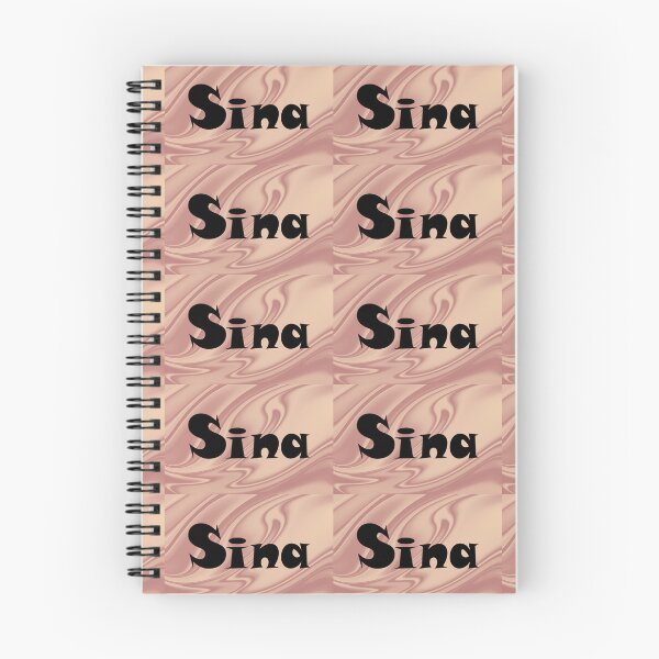 Item preview, Sina Name Design - Cute Font, Minimalist, with Black Lettering :) designed and sold by Myriel-Myriel.