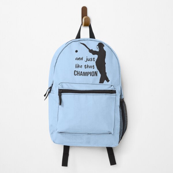Item preview, And Just Like That Champion – Motivational Cricketer Quote Art designed and sold by ArtsyExplorer.