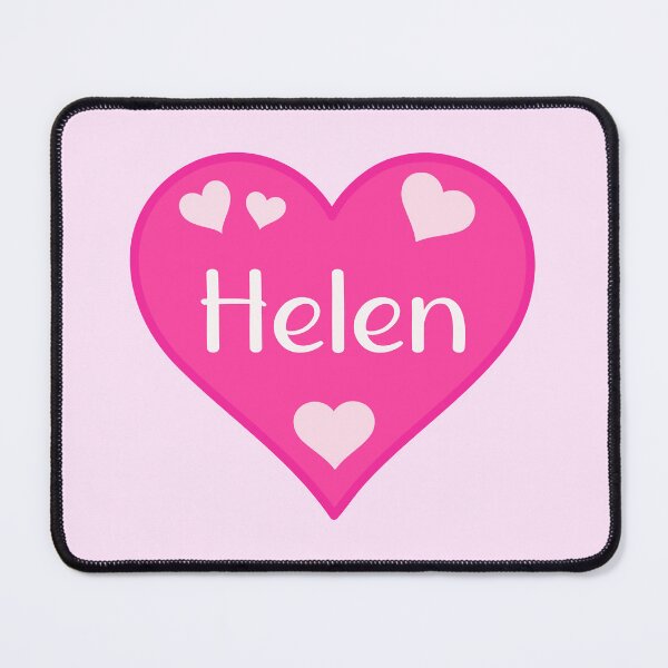 Item preview, Helen Name Pink Heart  designed and sold by Jeallan Designs.