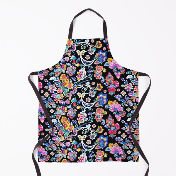 Item preview, Vibrant exotic flower artwork, seamless botanical fantasy print designed and sold by Art & Heart.