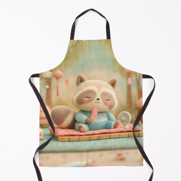 Item preview, Chilly Chomp Chomp - Raccoon designed and sold by CozyLodgeVillage.