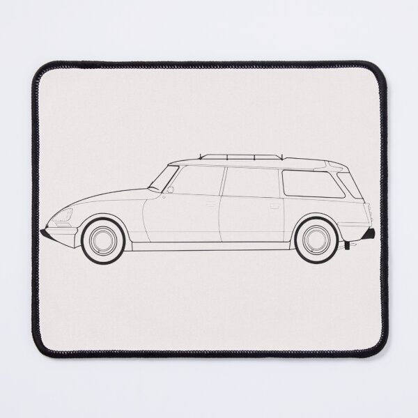 Item preview, Iconic Citroen DS Safari Break Minimalist Line Art designed and sold by SuzanneViseur.