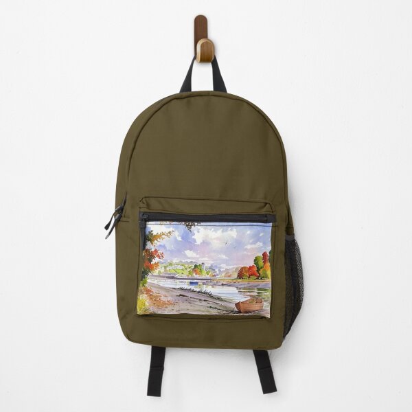 Item preview, Autumn at Stoke Gabriel(Watercolour + AI) designed and sold by artsmeow.