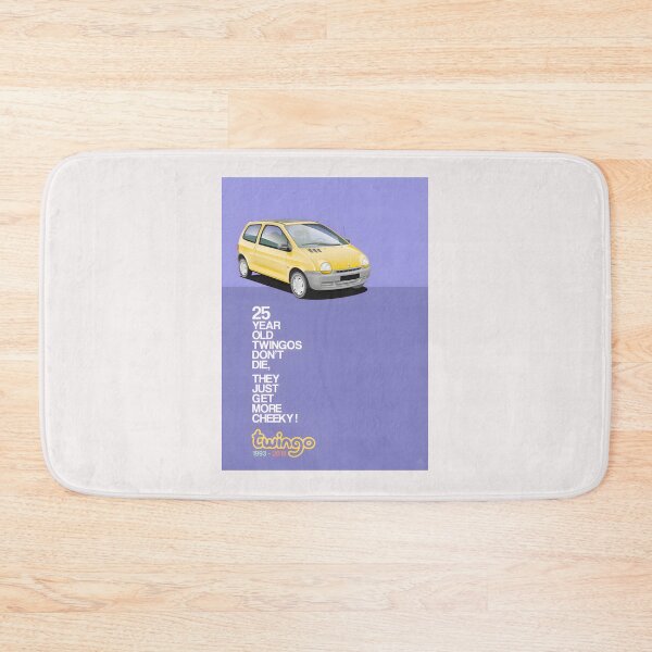 Item preview, Classic Yellow Twingo 25th Anniversary Car Art - Cheeky Fun Design designed and sold by SuzanneViseur.