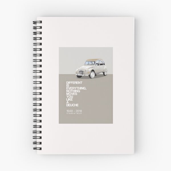 Item preview, Deuche 2CV 70th Anniversary Car Design - Different is Everything Classic Poster Art designed and sold by SuzanneViseur.