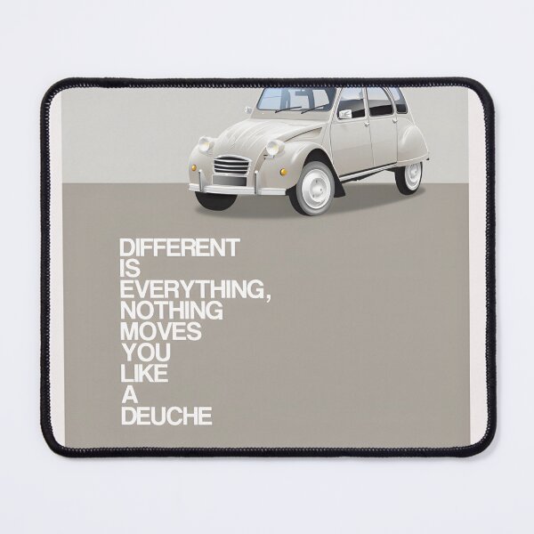 Artikelvorschau, Deuche 2CV 70. Jubiläums-Autodesign – Anders ist alles, klassische Plakatkunst entworfen und verkauft von SuzanneViseur.