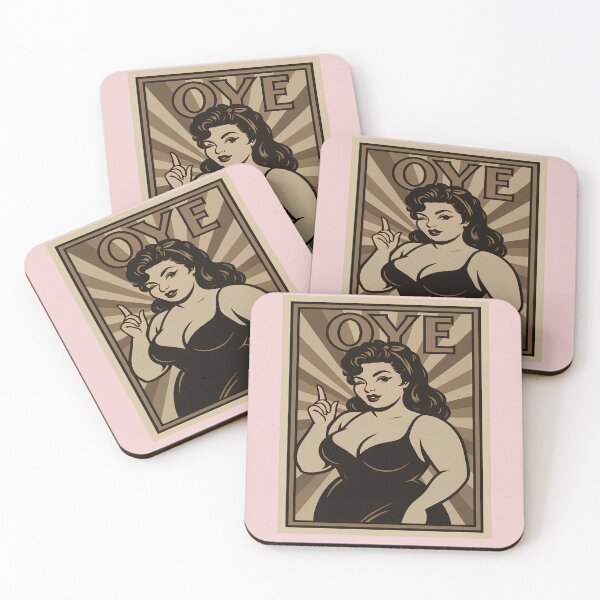 Item preview, OYE Hermosa – Bold Latina Pinup Art with Mujer Poder designed and sold by ReyDeLaCalle.