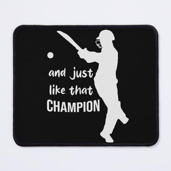 Item preview, And Just Like That Cricketer Champion Art designed and sold by ArtsyExplorer.
