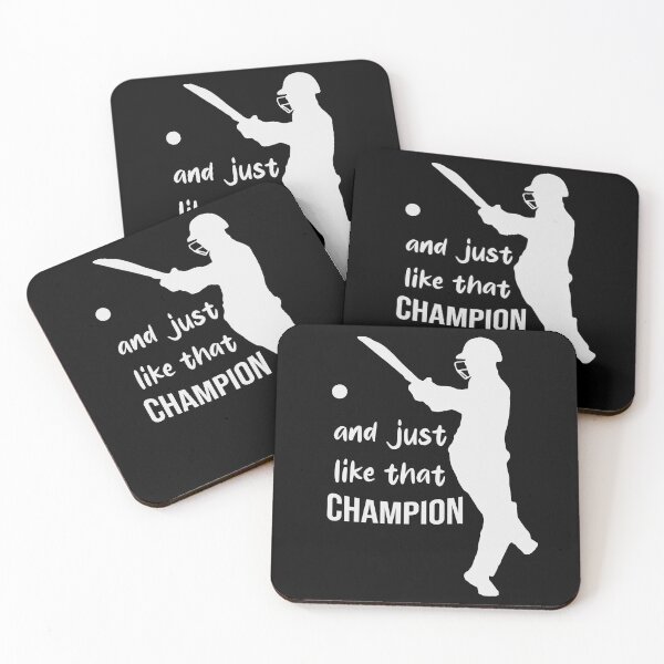 Item preview, And Just Like That Cricketer Champion Art designed and sold by ArtsyExplorer.