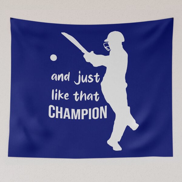 Item preview, And Just Like That Cricketer Champion Art designed and sold by ArtsyExplorer.
