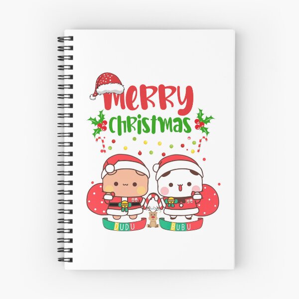 Item preview, Bubu Dudu Santa Claus Merry Christmas Panda And Brownie Bear True Love Couple 2026 designed and sold by BlueSkylineArts.
