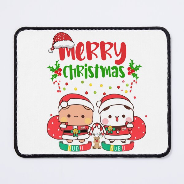 Item preview, Bubu Dudu Santa Claus Merry Christmas Panda And Brownie Bear True Love Couple 2026 designed and sold by BlueSkylineArts.