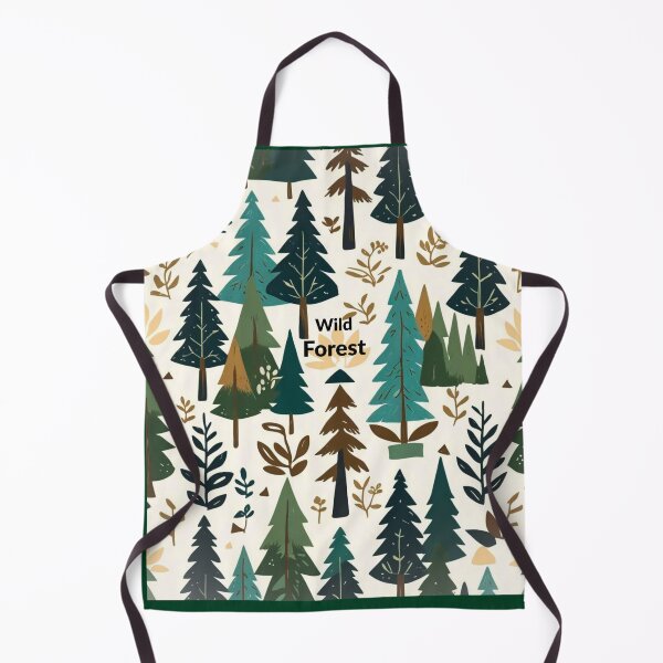Item preview, Nordic folk art - forest with evergreen trees designed and sold by Ausra789.
