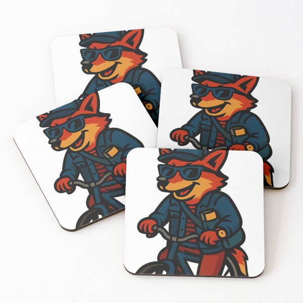 Item preview, : Urban Fox Rider    Renard Urbain Stylé designed and sold by Drawingshirts.