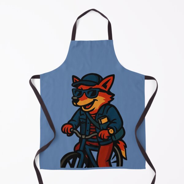 Item preview, : Urban Fox Rider Renard Urbain Stylé designed and sold by Drawingshirts.