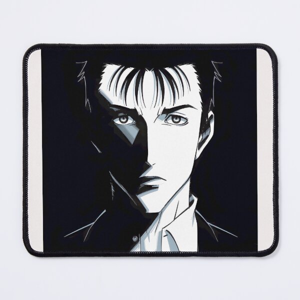 Item preview, Intense Anime Character Portrait | Monochrome Shadow Graphic Art designed and sold by SuzanneTotherow.