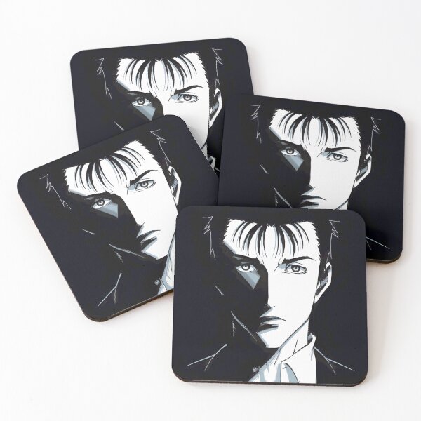 Item preview, Intense Anime Character Portrait | Monochrome Shadow Graphic Art designed and sold by SuzanneTotherow.