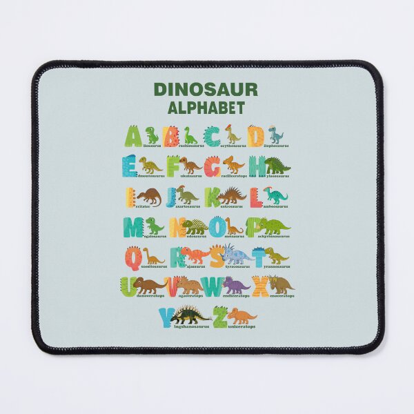 Item preview, Cute Dinosaur Alphabet Poster | Educational Kids Wall Art designed and sold by FilizDesigner.