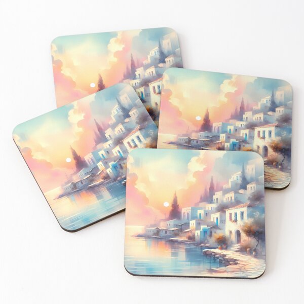 Item preview, Dreamy Greek Sunrise designed and sold by Visual Nomad Club.