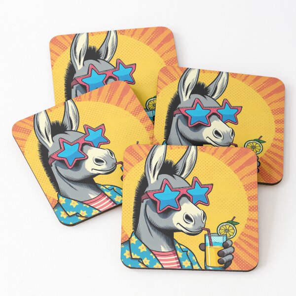 Item preview, cute funny donkey  designed and sold by Dogandesighn.