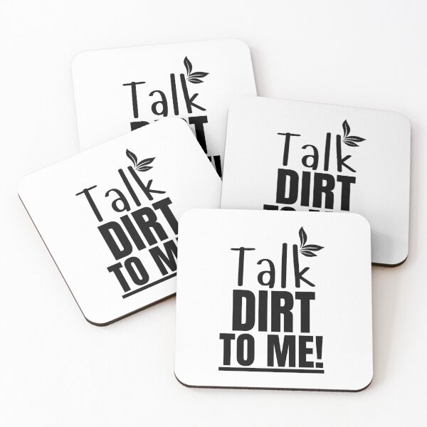 Item preview, Talk Dirt to Me | Funny Gardening Quote Design designed and sold by highflycrafts.