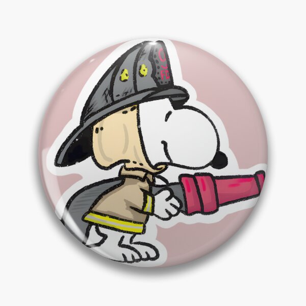 Item preview, Cute Firefighter Dog with Hose - Little Hero Pup designed and sold by ThomasHansenn.