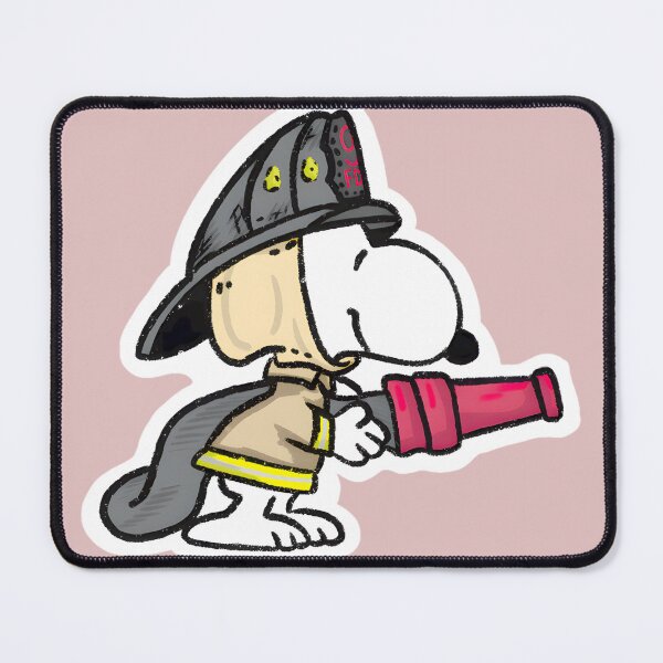 Item preview, Cute Firefighter Dog with Hose - Little Hero Pup designed and sold by ThomasHansenn.