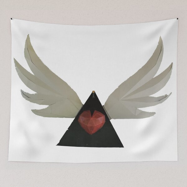 Item preview, Flying pyramid with heart designed and sold by DjeriK.