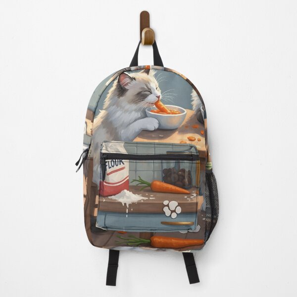 Item preview, Kittens’ Carrot Feast - A Cozy Kitchen Moment designed and sold by GlassArtCraft.