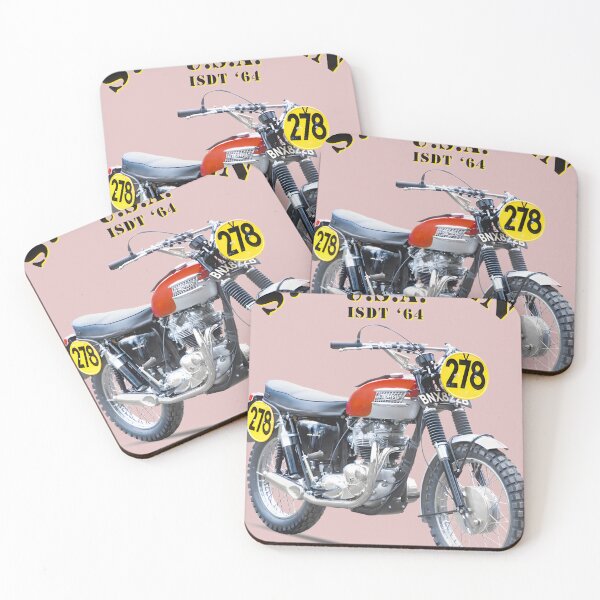 Item preview, Classic 1964 ISDT USA Enduro Bike Art designed and sold by StewardRios.