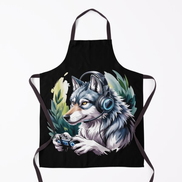 Item preview, Gamer Bad Wolf Cute Gifts for gamers designed and sold by elikatti.