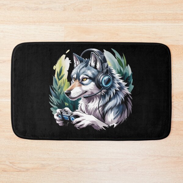Item preview, Gamer Bad Wolf Cute Gifts for gamers designed and sold by elikatti.