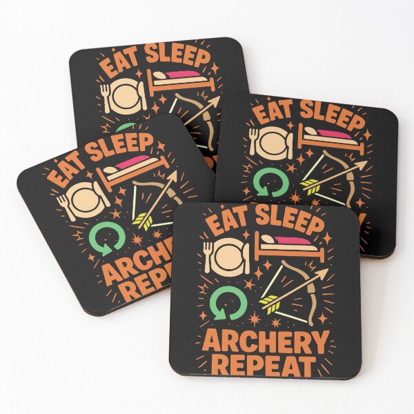 Item preview, Eat Sleep Archery Repeat Funny Archer designed and sold by LuminOrb.