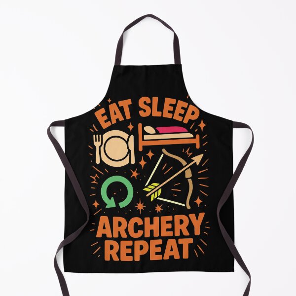 Item preview, Eat Sleep Archery Repeat Funny Archer designed and sold by LuminOrb.