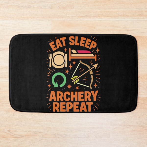 Item preview, Eat Sleep Archery Repeat Funny Archer designed and sold by LuminOrb.
