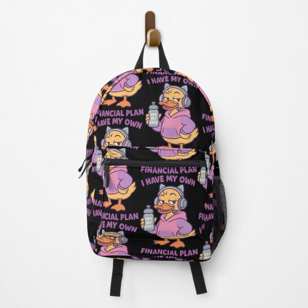 Item preview, I Have My Own Financial Plan Duck Design designed and sold by TeeTimeTreasure.