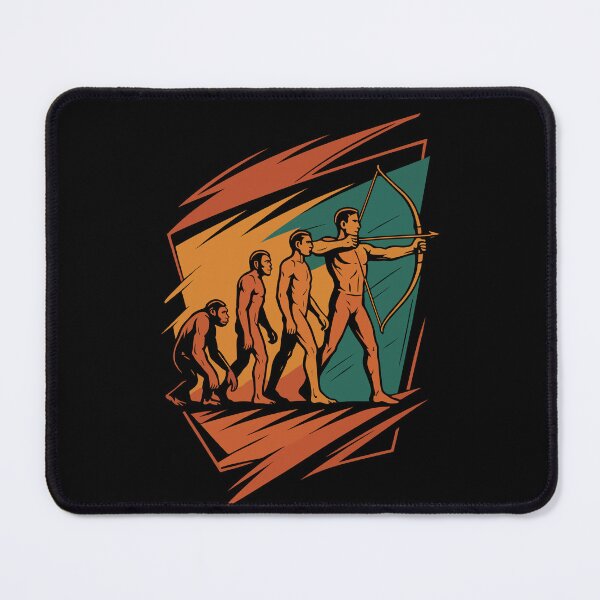 Item preview, Evolution of Archery Archer Bow Target designed and sold by LuminOrb.